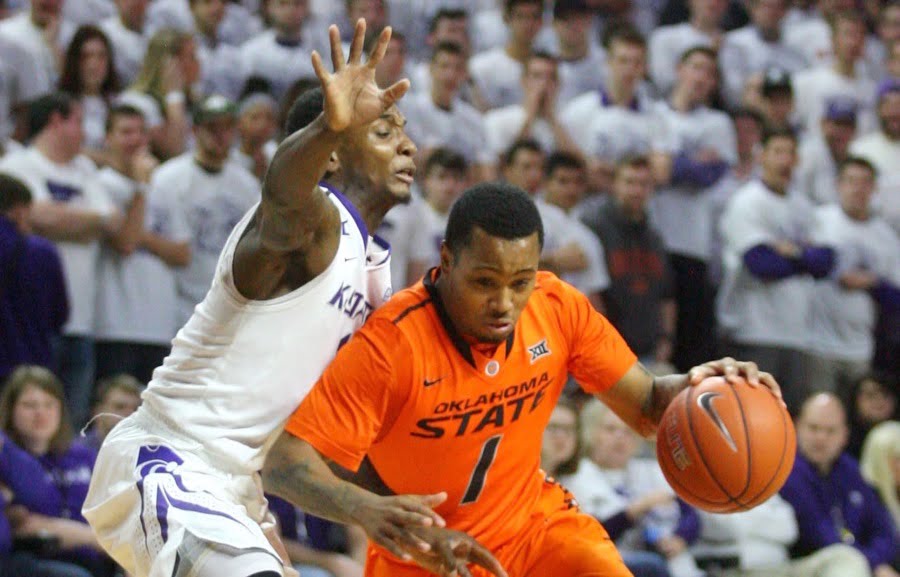 Tyree Griffin drives against Kansas State. (USATSI)