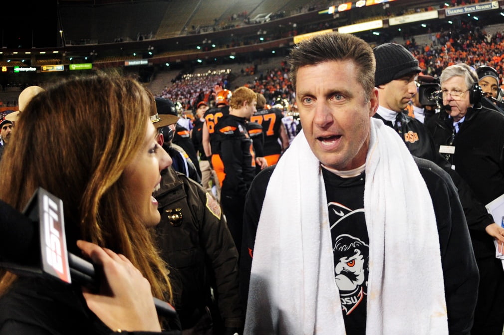 Mike Gundy caps off a wild year. (USATSI)