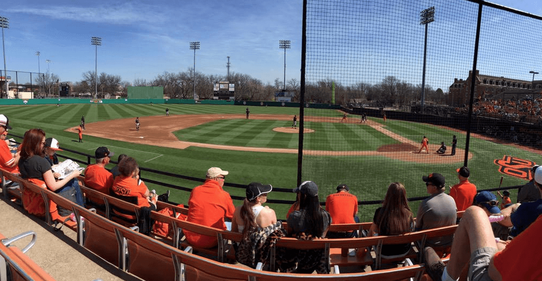 A great view of Allie P. (Twitter.com/Robertraab)
