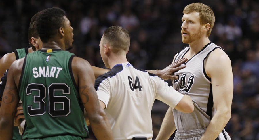 Marcus Smart unintentionally punched a man in the penis on Friday. (USATSI)