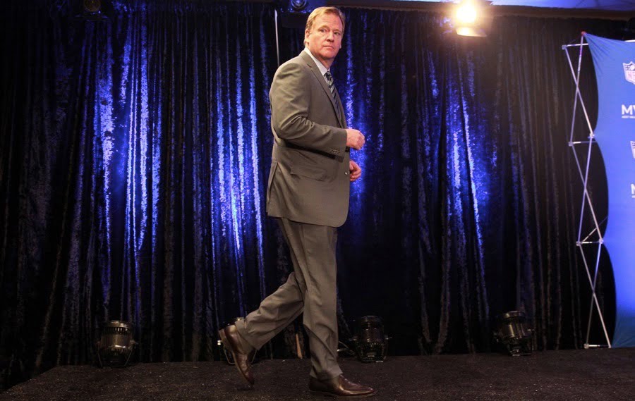 Roger Goodell doesn't want to be disturbed. (USATSI)