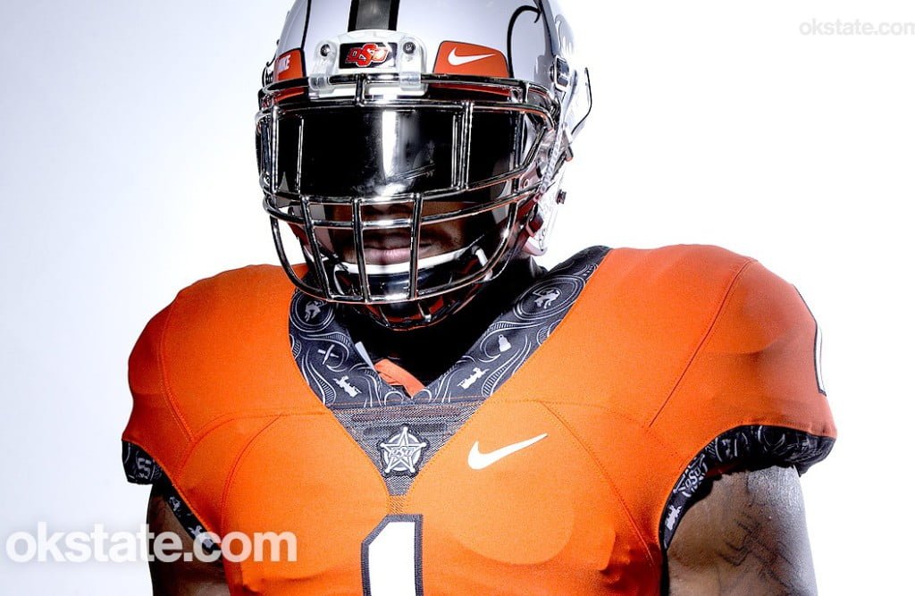 A Closer Look at the New Oklahoma State Football Uniforms | Pistols Firing