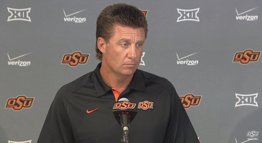 Notes On Mike Gundy's Central Michigan Press Conference | Pistols Firing