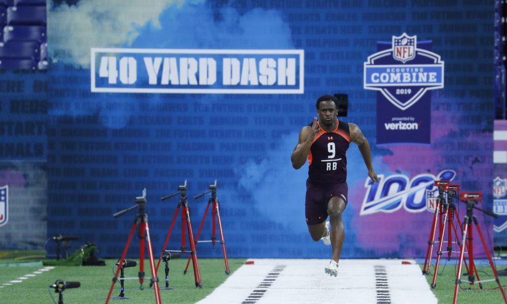 Justice Hill Runs Fastest 40 Time, Highest Vertical Jump Among RBs at