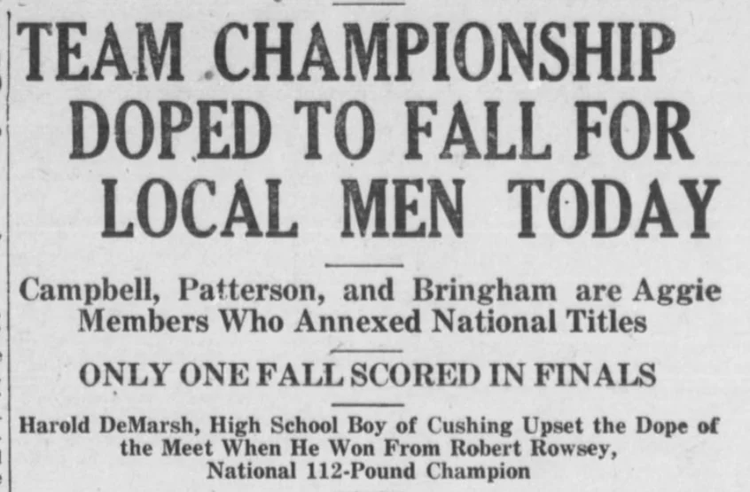 1925 AAU Headline