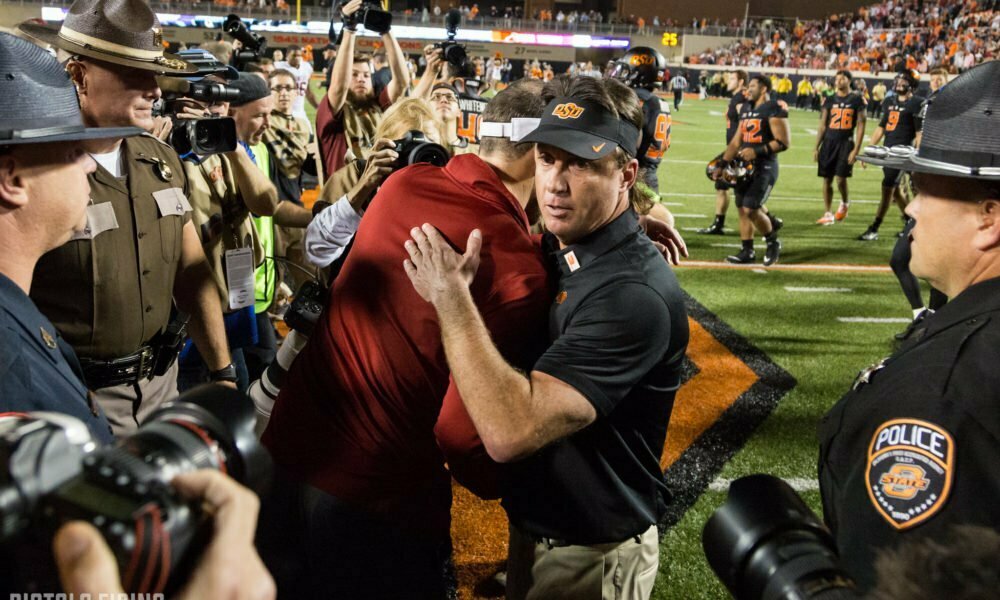 Comparing Gundy S Bedlam Record Against Other Rivalries Pistols Firing