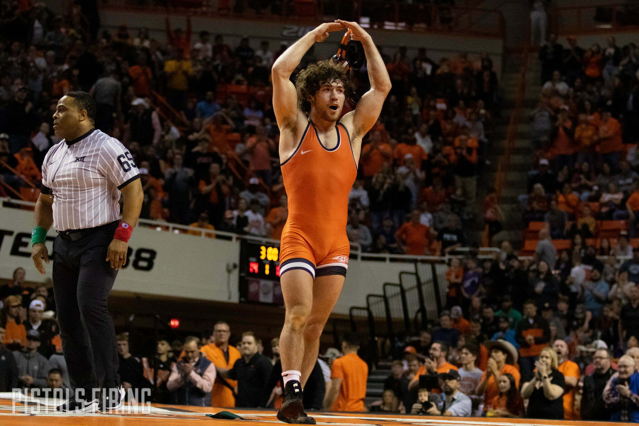 Oklahoma State Announces Wrestling Schedule Pistols Firing