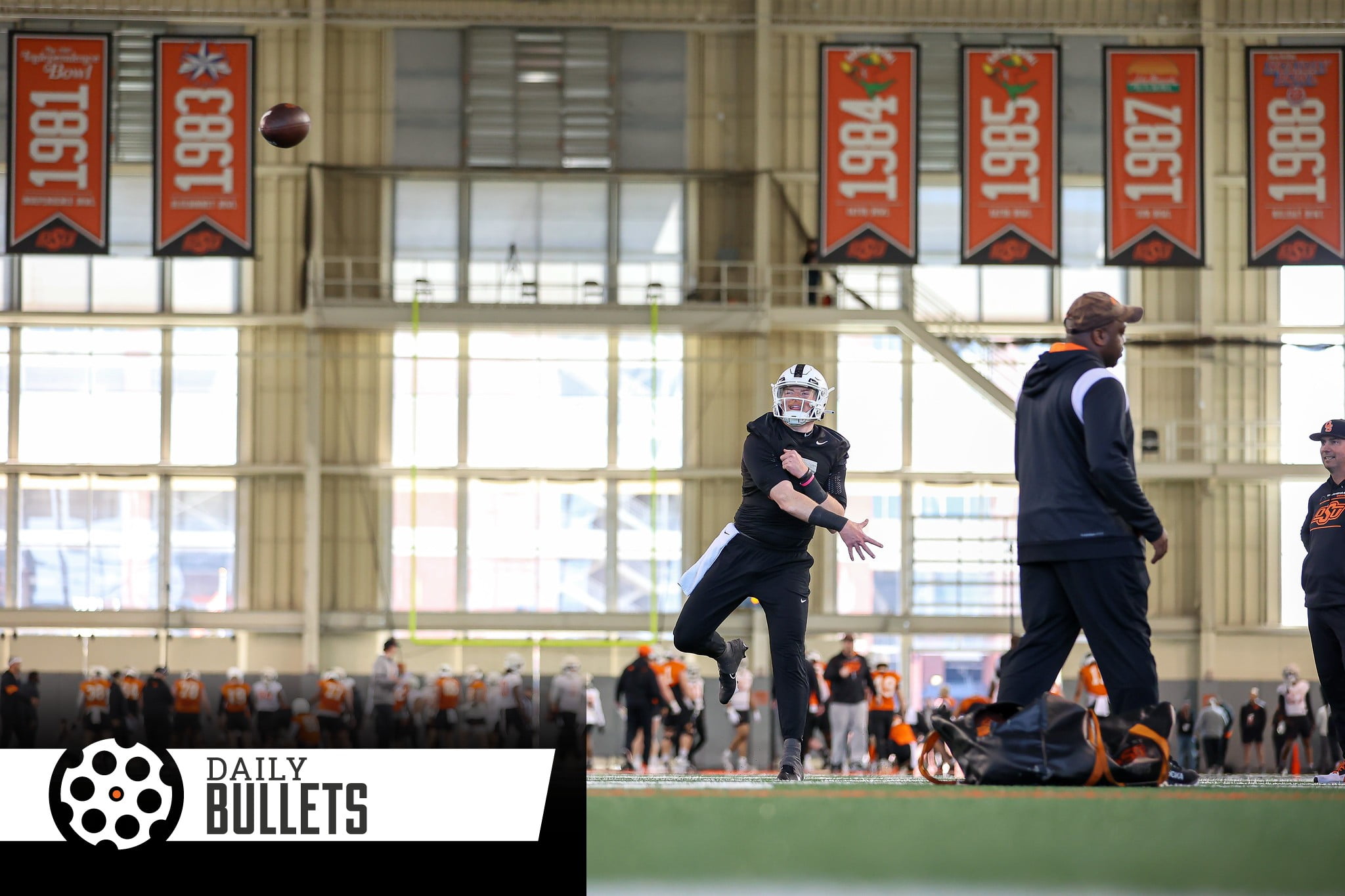 Daily Bullets (Mar. 27): (Spring) Football is Back in Stillwater, Candidate Update